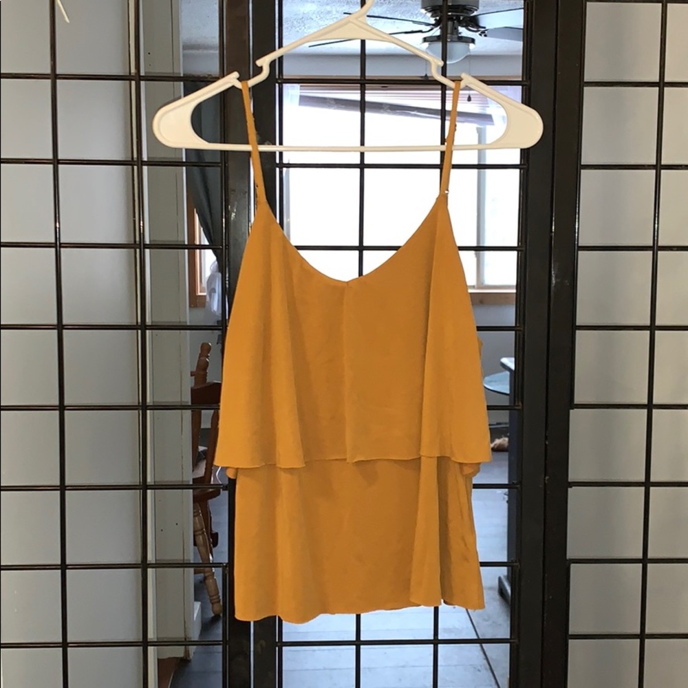 Burnt orange/brown tank top